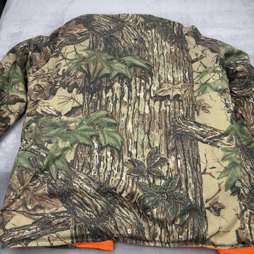 Real Tree Reversible Jacket Mens Size XL Tall Camo Orange - Picture 10 of 12