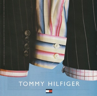 Vintage 2004 Tommy Hilfiger Men s Suits Original Print Ad Photo 21x28cm MAX 77