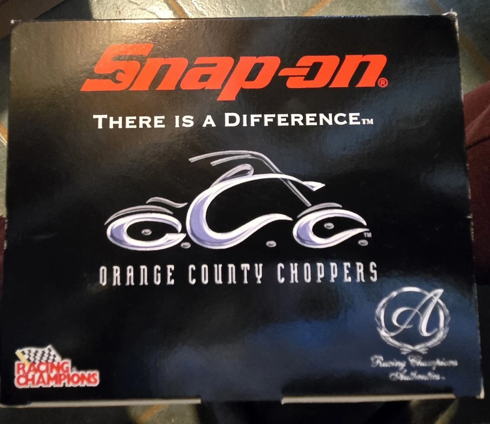 Snap On Orange County Choppers, Bicicleta "Chopper" y Caja de Herramientas, Como Nuevo Foto 2 de 4