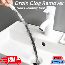 2pcs Drain Clog Remover 45cm Sink Sewer Pipe Dredging Brush Hair Cleaning Tool