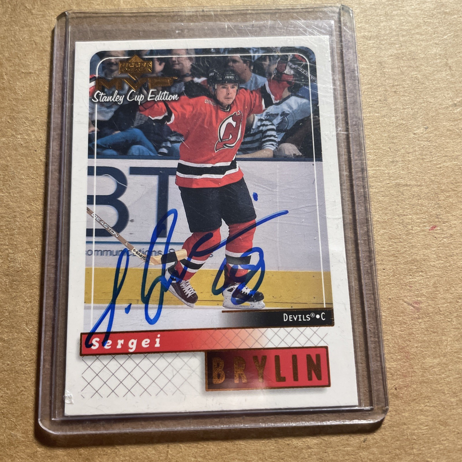 Hockey card Signed By Sergei Brylin… Plus others. Choose. #2Z.