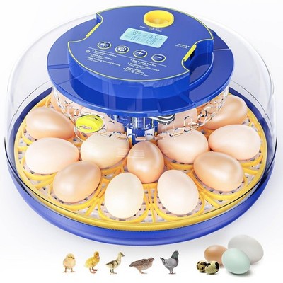 18 Egg Incubator with Auto Turning & Humidity Control for Hatching Birds