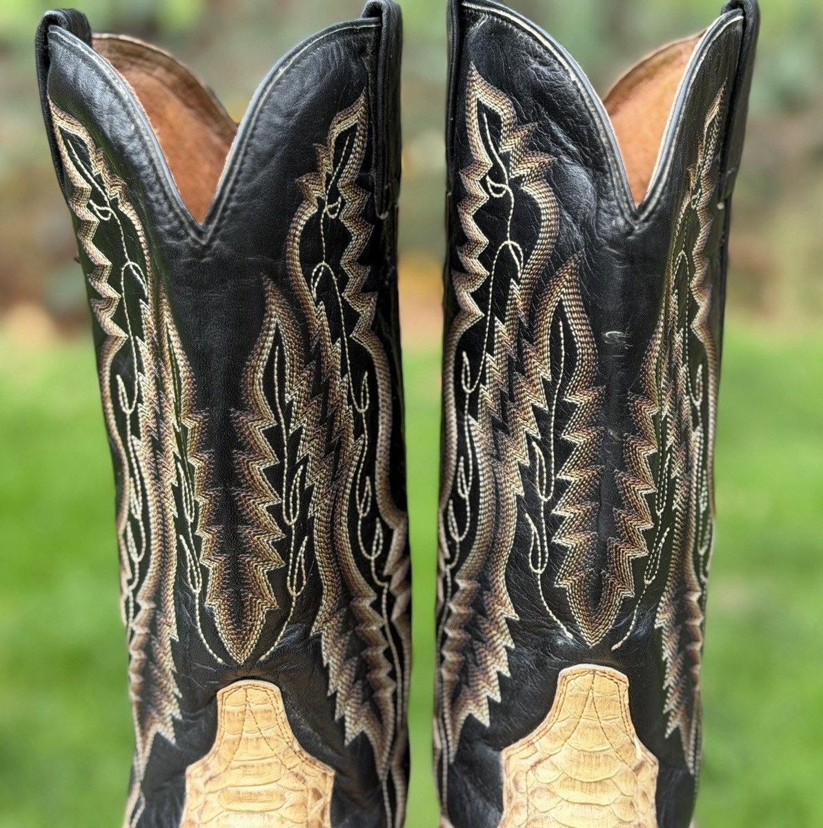Dan Post Manning Python Snakeskin Western Cowboy … - image 4