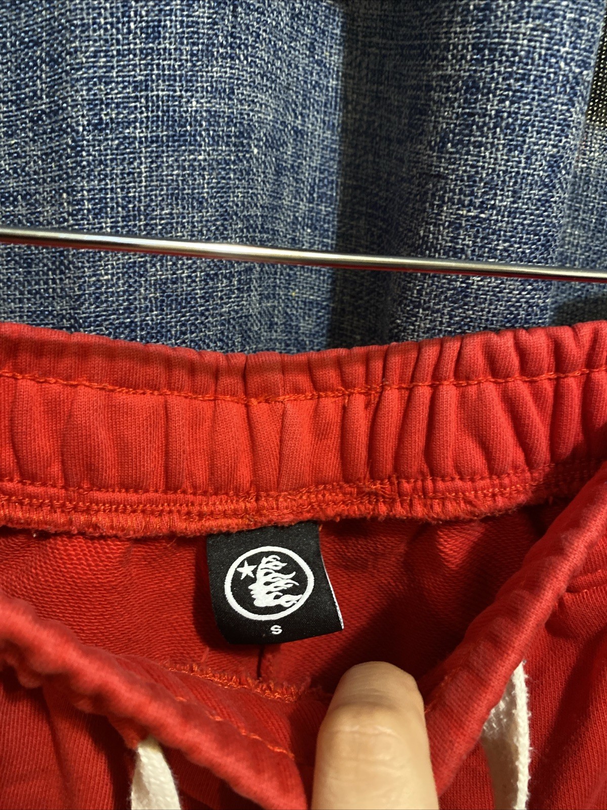 Hellstar Red Flared Joggers Size Small - image 3