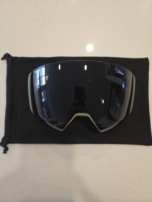 Smith 4D Mag Chromapop Sun Black Mirror Replacement Goggle Lens Used Green Frame