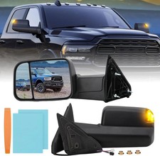 Passenger Side Mirror Compatible with 2009-2018 Dodge Ram 1500,2010-2018 Dodge R