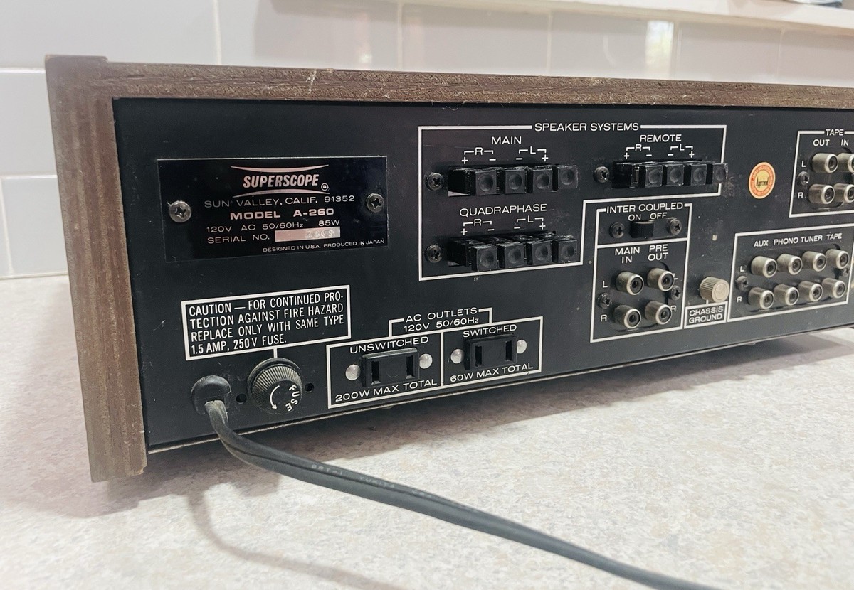 Vintage Japan Superscope by Marantz A-260 Amplifier | eBay