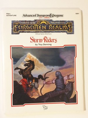 Storm Riders 9281 Forgotten Realms AD&D 2nd Edition Advanced Dungeons & Dragons