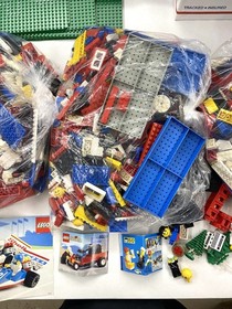 18LB VINTAGE 1969-1976 RARE LEGO LOT YARD,QUARRY,HOSPITAL,POLICE,CARAVELLE,VILLA