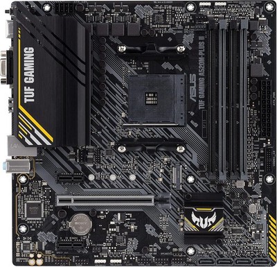 ASUS TUF Gaming A520M-PLUS II Micro-ATX-Gaming-Mainboard (AMD A520 Ryzen AM4)
