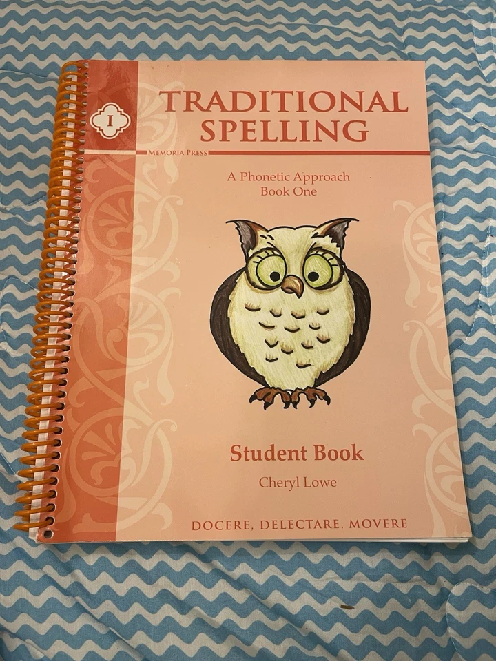 Memoria Press Traditional Spelling I  TEACHER MANUAL/Student workbook worksheets Foto 2 de 4