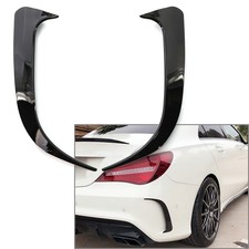 For Benz W117 CLA200/220/CLA250 Rear Bumper Spoiler Air Vent Cover Trim Black