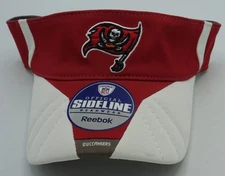 NFL Tampa Bay Buccaneers Reebok Adult Adjustable Sun Visor NEW SEE DESCRIPTION