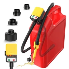Taskstar Automatic Fuel Transfer Pump 3.2 GPM Auto-Stop 51'' Hose Battery Power