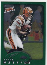 Peter Warrick 2002 Topps Chrome #37 Cincinnati Bengals