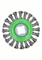 Bosch ScheibenbüRste Heavy For Inox X-LOCK, Gezopft, Rostfrei, 115 Mm, 0,5 Mm