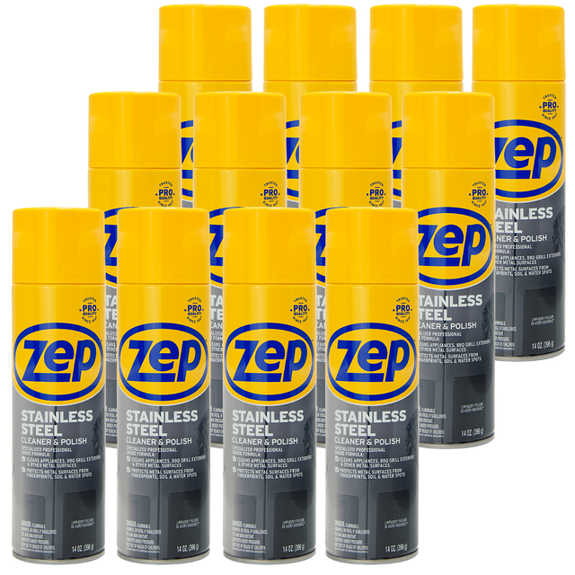 Zep ZUSSTL14 Stainless Steel Cleaner and Polish 14oz for sale online eBay