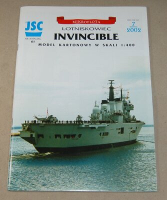 JSC 61 - Englischer Flugzeugträger HMS Invincible - 1:400