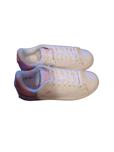 Dunlop Deportivo Mujer Zapatos con Cordones Tenis Evonne Blanco Rosa Talla 7 - Imagen 2 de 8