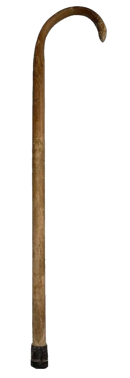 Vintage Marrón De madera Bastones y palos para caminata