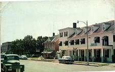 Somerset Avenue Street View Princess Anne Maryland C1960 Vintage Postcard