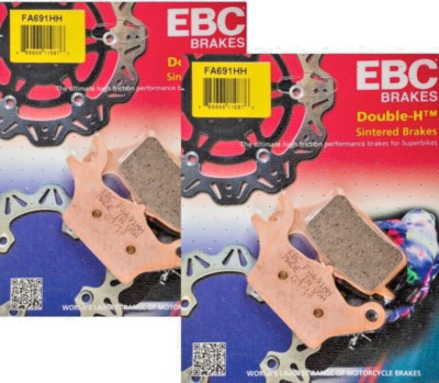 EBC HH Sintered Brake Pads – 3 Sets (Front & Rear) For 2006-2014 Kawasaki Concours ZG1400