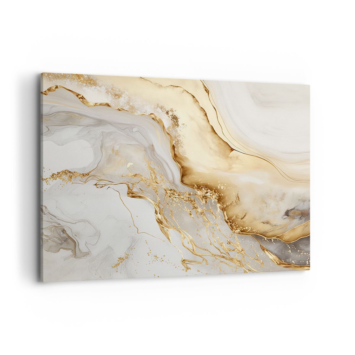 Quadro su Tela 120x80cm Marmo Fascino Elegante Stampe Immagini Quadri Murale