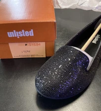 Square Dance Shoe, Unlisted, 8 1/2 Medium, Black Glitter, new, never worn 14194