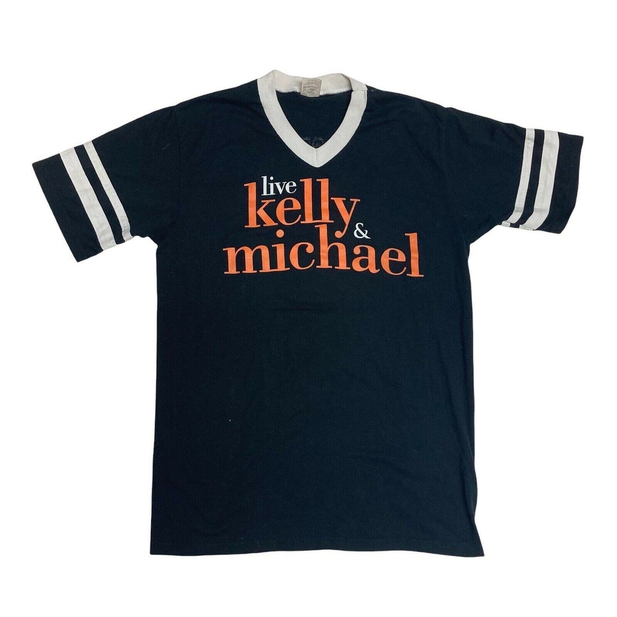 Live Kelly Ripa Michael Strahan Jersey Promo T Shirt Size Medium