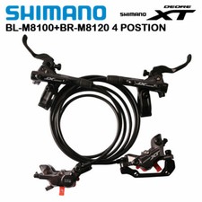 New Shimano DEORE XT 4 Piston BR-M8120 BL-M8100 Hydraulic Disc Brake Front Rear