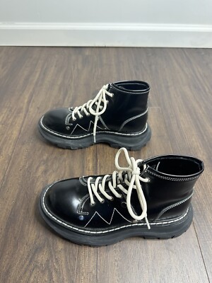 Alexander McQueen Tread Lace-Up Boots | eBay