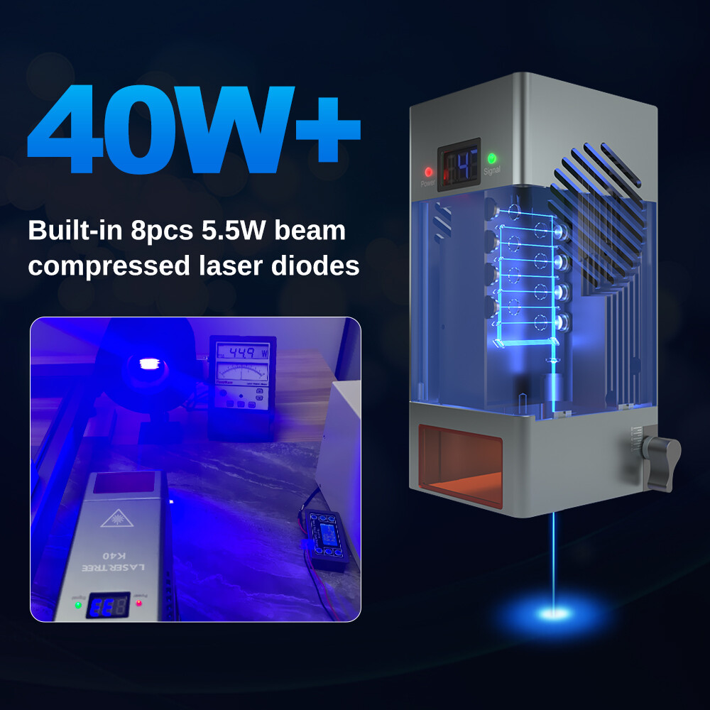 LASER TREE K40 Upgrader 40W Optical Power Laser Module Head