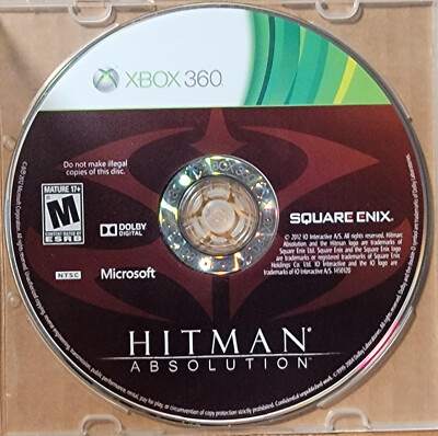Hitman: Absolution (Xbox 360) Disc Near Mint Tested!