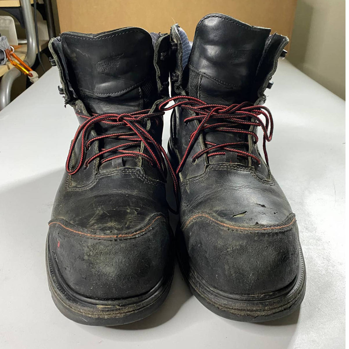 RED WING 2400 BRNR XP Safety Toe Waterproof Boot Men display picture 1