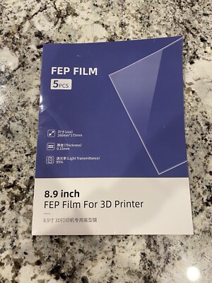 ANYCUBIC Original 5PCS FEP Film For 3D Printer Photon Mono X 6K / Photon M3 Plus