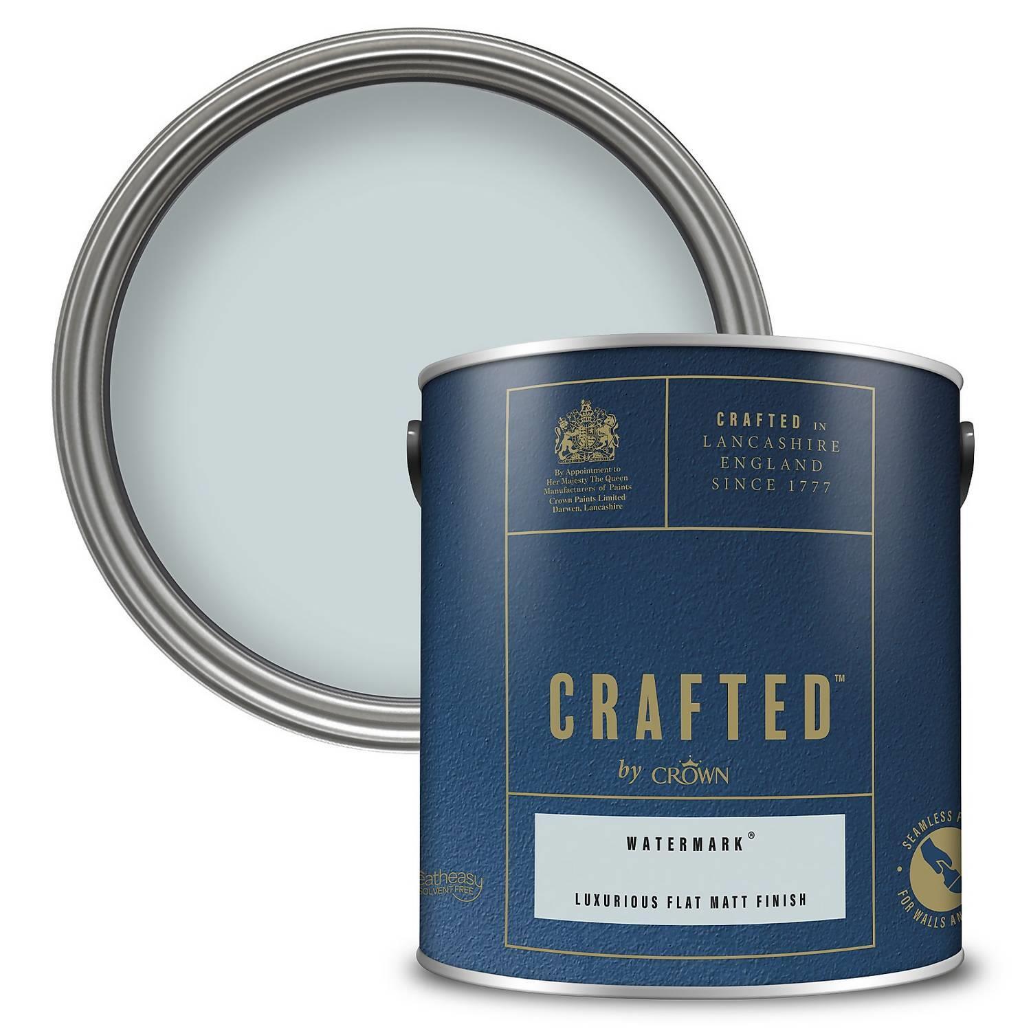 Crown Crafted Walls & Wood Watermark Flat Matt Paint 2.5L - Image 2