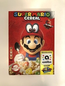 SUPER MARIO CEREAL with Amiibo Super Mario Odyssey by Nintendo BRAND NEW Sealed | eBay