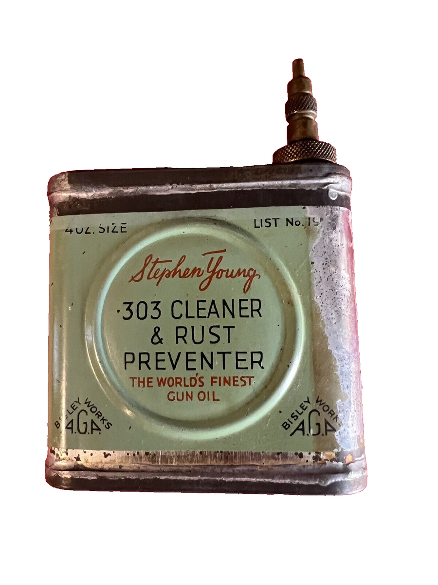 VINTAGE YOUNGS 303 GUN OIL TIN /CAN /OILER PARKER HALES SHOTGUN