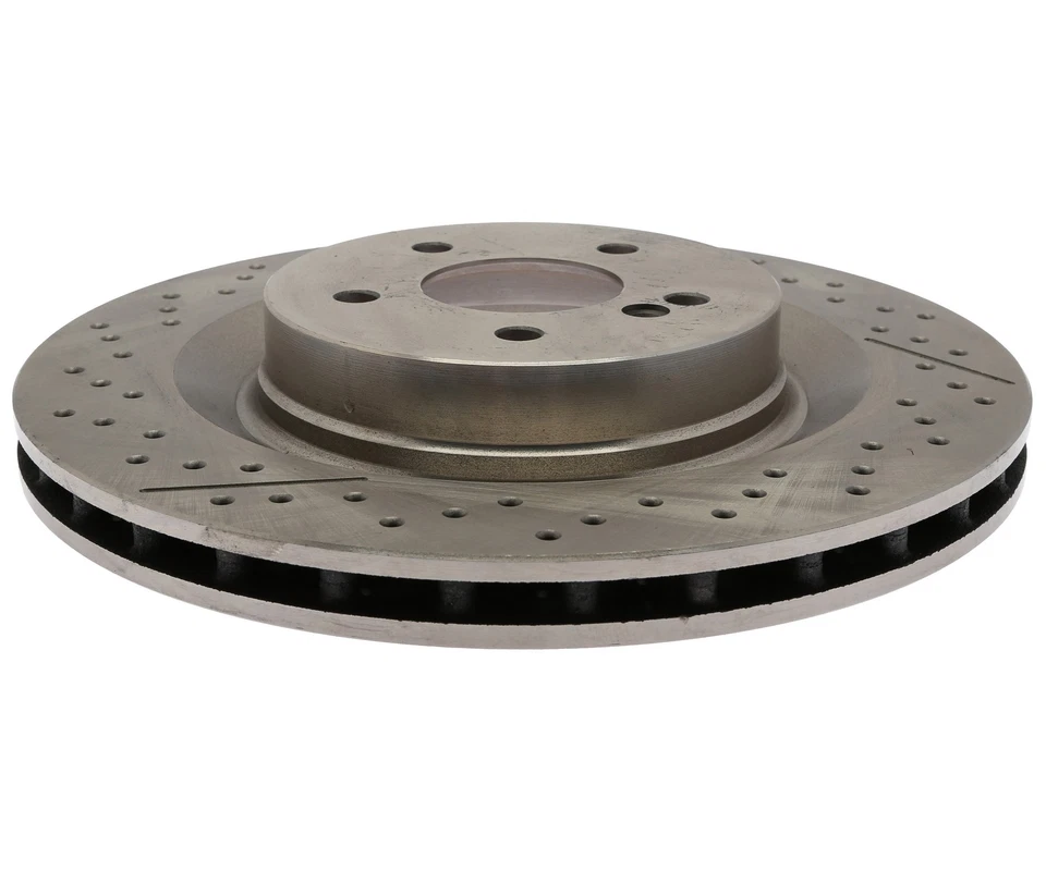 KIT trasero rotor freno disco para Mercedes-Benz CLK63 AMG 2007-2009 (68971) Foto 4 de 4