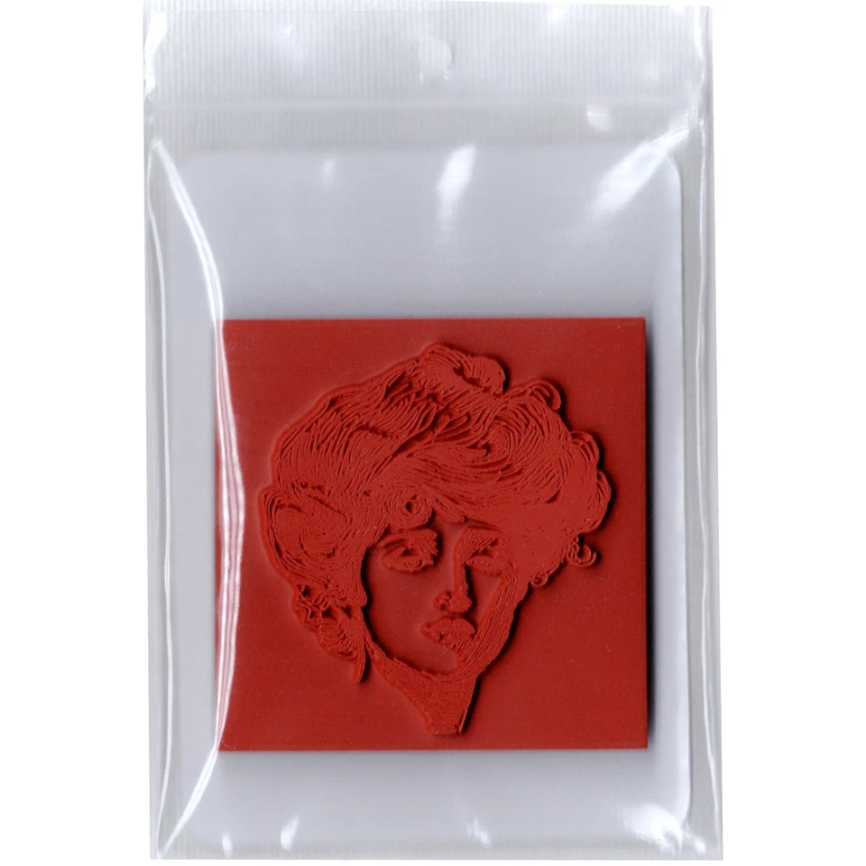 深红色邮票吉布森女孩橡皮印章 — 第 3/4 张图片