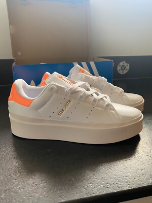New in Box Adidas Stan Smith Bonega White Beam Orange W size