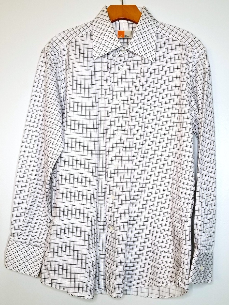 Ermenegildo Zegna / レギュラーカラーシャツ EZ By Zegna Ermenegildo Zegna Mens Long Sleeved Shirt 70s Style | eBay