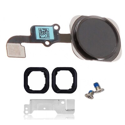 Für iPhone 6 Home Button Ersatz Kit Flex Kabel Halterung Schrauben Dichtung