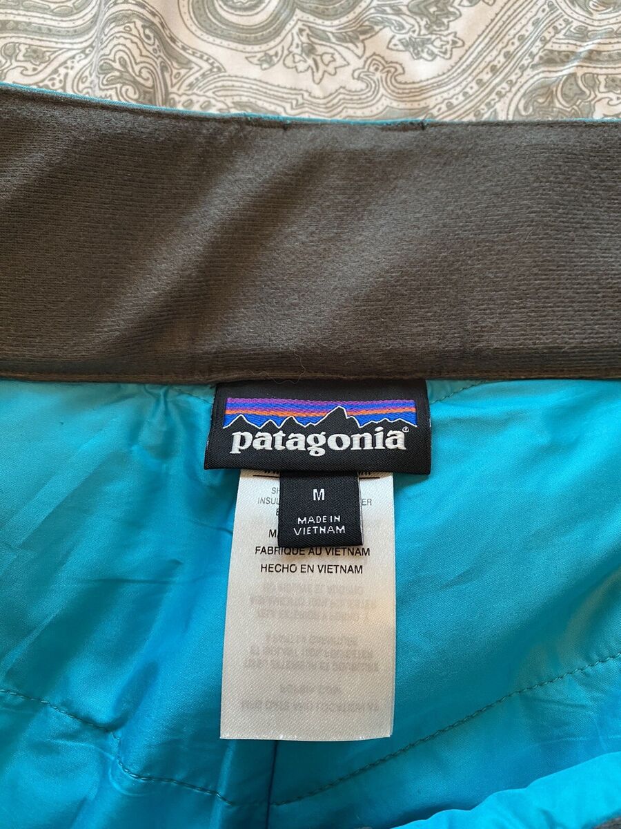 Teal Patagonia H2NO Recco Snow Ski Pants Women's Size M Teal Patagonia H2NO Recco Snow Ski Pants Women's Size M