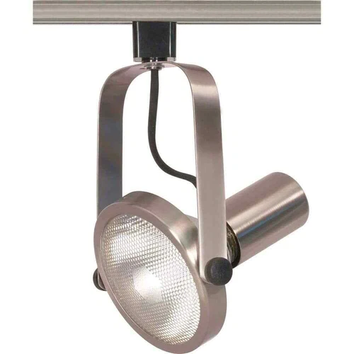 SATCO 1-Light PAR38 Brushed Nickel Gimbal Ring Track Lighting Head - Picture 1 of 2