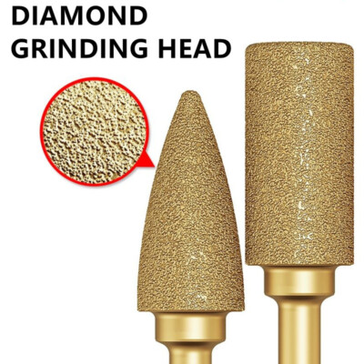 1 Stück 6mm Schaft gelöteter Schleifkopf Diamantfräser Schleifen Rotations Bit