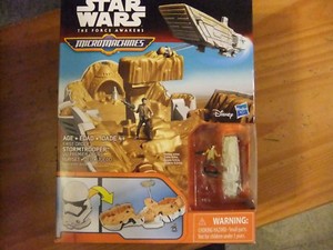 STAR WARS MICRO MACHINES - THE FORCE AWAKENS - FIRST ORDER STORMTROOPER PLAYSET | eBay