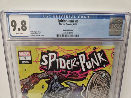 CGC 9.8 Spider-Punk #1 Edición Variante 1ª Spider-Punk Spiderverse 2022 - Imagen 3 de 4