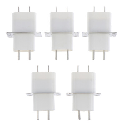 5Pcs Electronic Microwave Oven Magnetron 4 Filament Pin Sockets Converter Hom^$r