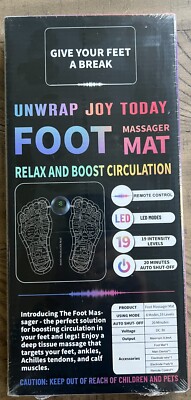 Unwrap Joy Today with Foot Massager Mat Relax and Boost Circulation - New